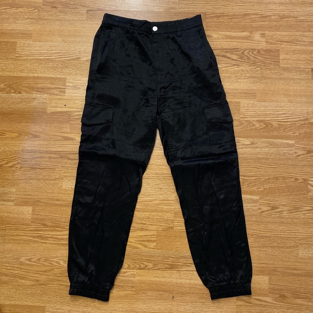 Black Silk Pant